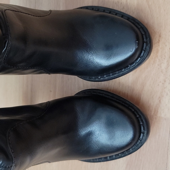 Kors Michael Kors Platform Leather Pull On Boots - Picture 3 of 12